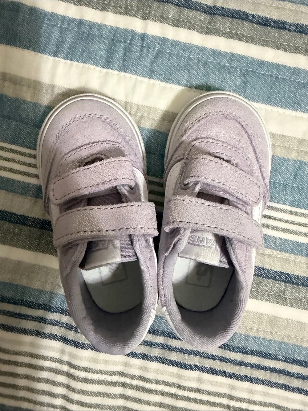 NWOT - Vans Kids - Soft Lavender shimmer